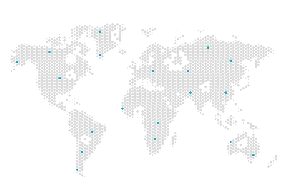 Coverage map showing our service area in Houston